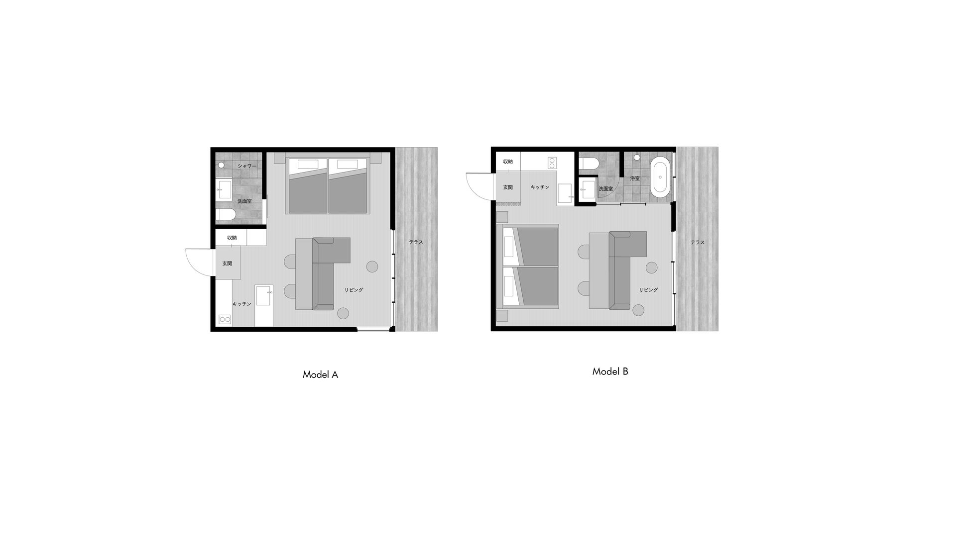 参考間取り Villa plan